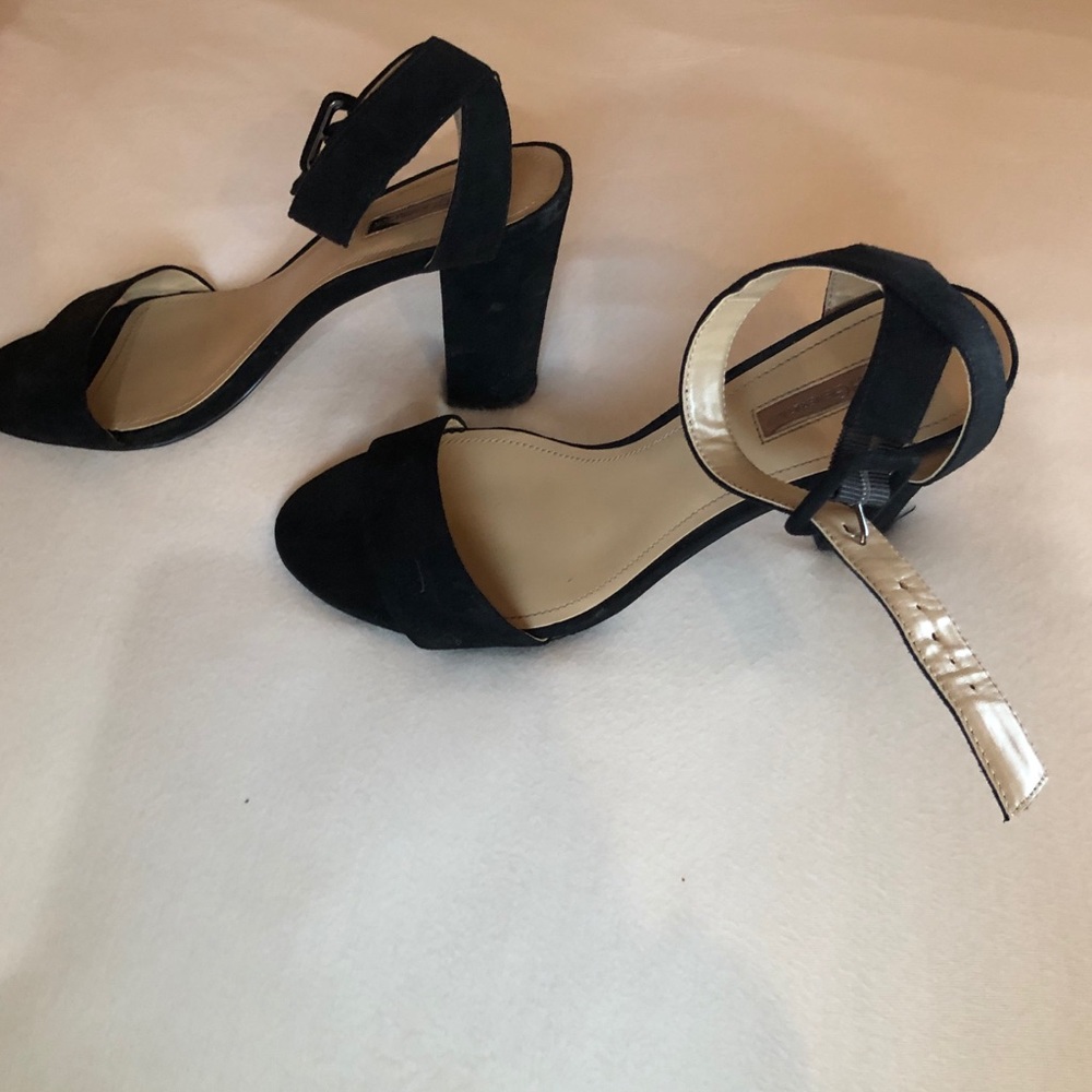 BCBGeneration Black Suede Heels - Picture 3 of 4